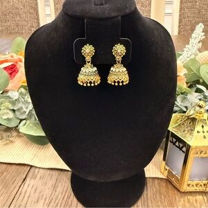 Gold Jhumka Earrings